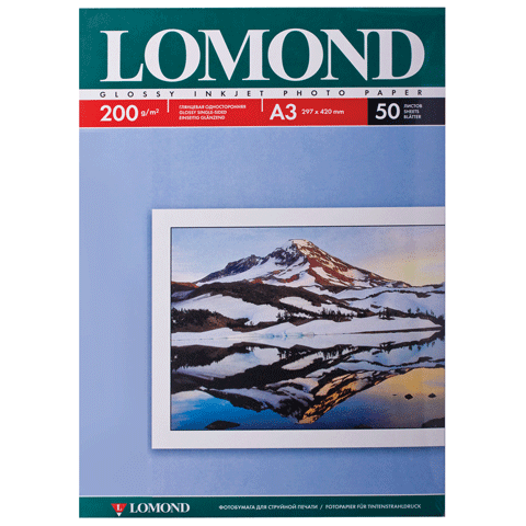 Lomond A3 глянец 50 листов 200гр.